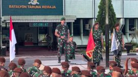 Batalyon Remaja Taruna Akademi Militer (Yon Remaja Akmil) menggelar acara pemberian penghargaan bagi pleton terbaik dan terendah, Sabtu (22/3/2025).