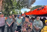 Bupati Wonosobo, Afif Nurhidayat bersama jajaran Forkompinda.