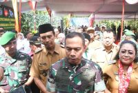 Pangdam IV/Diponegoro, Mayjen TNI Deddy Suryadi, usai meresmikan penggunaan delapan titik sumur bor bantuan di wilayah Gunung Kidul, Senin (28/4/2025).