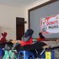 Para personil Polres Demak sedang mengikuti kegiatan donor darah di Pendopo Parama Satwika Polres Demak, Jum'at (9/5/2025).