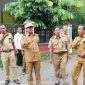 Kepala Dindagkop UKM Kabupaten Rembang, M. Mahfudz saat meninjau pasar Kuliner Pamotan, Senin (20/5/2025).