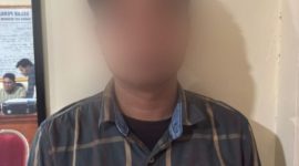 Salah satu pelaku pengroyokan warga Desa Bantengmati, Kecamatan Mijen, Kabupaten Demak, usai menonton konser musik dangdut, pada Rabu (2/4/2025).