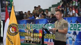 Pangdam IV/Diponegoro, Mayjen TNI Deddy Suryadi, membuka secara resmi Open Tournament Taekwondo Pangdam IV/Diponegoro Cup Tahun 2025 di GOR Patriot, kompleks Makodam IV/Diponegoro, Semarang, 
Sabtu (31/5).