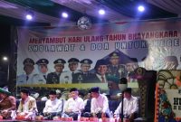 Pejabat Utama Polres Demak, jajaran Forkopimda dan sejumlah tokoh agama terkemuka di Kabupaten Demak hadiri doa bersama
untuk negeri di depan Masjid Agung Demak, Sabtu (21/6) malam.