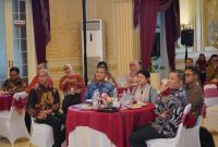Ketua Dewan Audit merangkap Anggota Dewan Komisioner OJK, Sophia Wattimena (tengah) hadir dalam Forum Governance, Risk and Compliance (GRC) Volume.1 Tahun 2025 di Semarang, Senin (7/7/2025).