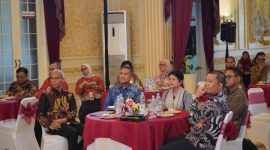 Ketua Dewan Audit merangkap Anggota Dewan Komisioner OJK, Sophia Wattimena (tengah) hadir dalam Forum Governance, Risk and Compliance (GRC) Volume.1 Tahun 2025 di Semarang, Senin (7/7/2025).