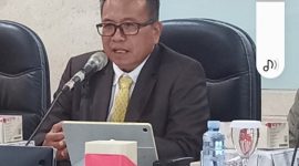Rektor Universitas Islam Sultan Agung (Unissula) Semarang, Prof Gunarto, saat jumpa pers di kampus Unissula, Selasa (5/8/2025).