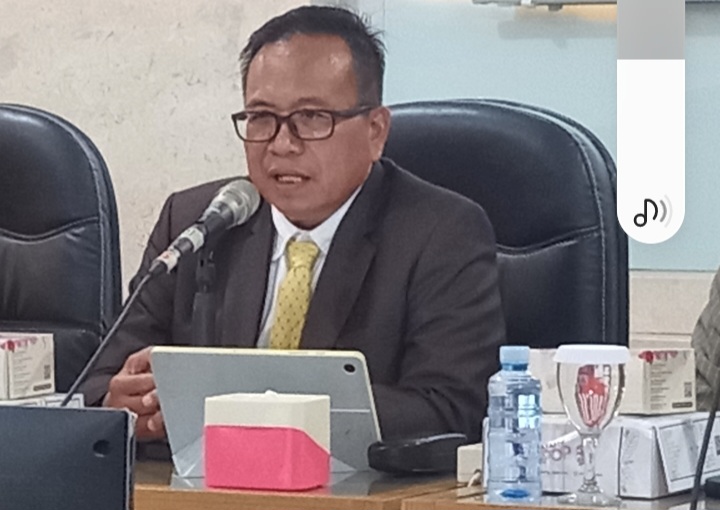 Rektor Universitas Islam Sultan Agung (Unissula) Semarang, Prof Gunarto, saat jumpa pers di kampus Unissula, Selasa (5/8/2025).