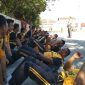 Personel Polres Demak sedang mengikuti Tes Kesamaptaan Jasmani 
di Stadion Sultan Fatah Demak, Selasa (26/8/2025).