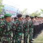 Sebanyak 400 personel gabungan dari Kodim 0716/Demak dan Polres Demak mengikuti apel siaga di Lapangan Wicaksana Laghawa Polres Demak, Selasa (2/9/2025).