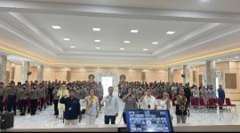 
Kegiatan Edukasi Keuangan bagi seluruh anggota Polri se-Jawa Tengah berlangsung di Gedung Borobudur, Polda Jateng  Kamis (25/9/2025).