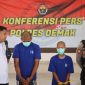 Reskrim Polres Demak hadirkan para pelaku pembunuhan 