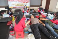 Kegiatan donor darah di Pendopo Parama Satwika, Mapolres Demak, dalam rangka HUT Humas Polri ke-74
di Pendopo Parama Satwika, Mapolres Demak, Rabu (22/10/2025).
