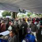 Masyarakat Wonosobo berbondong-bondong hadiri kegiatan Gerakan Pangan Murah (GPM) di Jalan Merdeka, Kamis (30/10/2025).