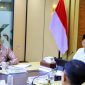 Bupati Kudus Sam’ani Intakoris saat melaksanakan koordinasi Program KDMP yang digelar di Kantor Kementerian Koperasi, Jakarta Selatan, Jumat (7/11/2025).