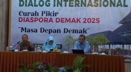 Konsultan Pariwisata, Radityo Wahyu Hernawan dan pengamat transportasi Unika Sugijapranata Semarang, Joko Setyowarno, menjadi narasumber Dialog Internasional 