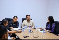 Bupati Kudus, Sam’ani Intakoris, Wakil Bupati Kudus Bellinda Birton, dan KeMaksimalkan Pelaksanaan MBG di Kudus, Bupati Sam'ani Konsultasi ke BGNtua DPRD Kabupaten Kudus Masan melakukan konsultasi bersama Badan Gizi Nasional (BGN) di Jakarta Pusat, Kamis (6/11/2025).