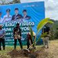 Peluncurkan program Agro Edu Wisata Kelapa Kopyor Berkemajuan, 
di Desa Selomanik, Kecamatan Kaliwiro, Kabupaten Wonosobo, Kamis (13/11/2025).