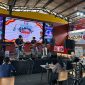 Salah satu peserta Festival Band Pelajar, dalam rangka Perayaan Hari Ulang Tahun ke-57 LPPL Radio Pesona Wonosobo yang berlangsung di Allure Wonosobo, Sabtu malam (15/11).