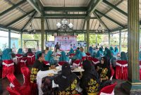 Tim Penggerak Pemberdayaan dan Kesejahteraan Keluarga (TP PKK) Kabupaten Musi Rawas diterima di Pendopo Utara, Kabupaten Wonosobo, Selasa (18/11/2025).