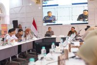 Rapat Pimpinan Satgas PASTI  Provinsi Jawa Tengah di Kantor OJK  Jateng, Rabu (19/11).