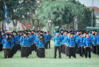 Sebanyak 1.917 tenaga honorer di lingkungan Pemerintah Kabupaten (Pemkab) Wonosobo menerima SK PPPK Paruh Waktu, pada Peringati Hari Korpri di Alun-alun Wonosobo, Senin (1/12/2025).