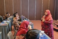 Sebanyak 60 peserta mengikuti Workshop Penyusunan Konten Berbasis Artificial Intelligence (AI) yang diselenggarakan oleh Dinas Komunikasi dan Informatika (Dinkominfo), kabupaten Rembang, Selasa (9/12). 