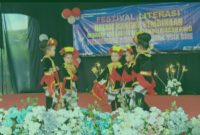 Festival Literasi PAUD 2025 kabupaten Rembang digelar di Puri Berlian Park, Rabu (10/12/2025).