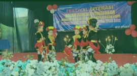 Festival Literasi PAUD 2025 kabupaten Rembang digelar di Puri Berlian Park, Rabu (10/12/2025).