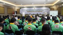 Puluhan Mustahik Produktif Binaan BNNP Jawa Tengah, mengikuti belatihan Barista yang diselenggarakan oleh BNNP Jateng bersama Badan Amil Zakat Nasional (BAZNAS) Provinsi Jawa Tengah, Senin (15/12).