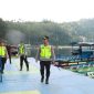 Kapolres Wonosobo, AKBP M. Kasim Akbar Bantilan, pipin langsung pengecekan sejumlah obyek wisata di wilayah Kabupaten Wonosobo, Rabu (17/12). 