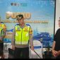 Kapolres Wonosobo, AKBP M. Kasim Akbar Bantilan, didampingi Pejabat Utama (PJU) Polres Wonosobo meninjau Pos Pengamanan Nataru di Terminal Mendolo, Jumat (19/12).