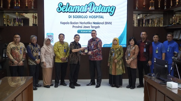 Kepala BNN Jateng, Toton Rasyid, mengunjungi RSJ Prof. Dr. Soerojo Magelang, Selasa (20/1/2026).