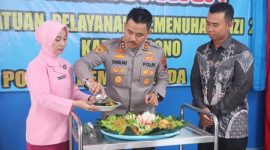 Kapolres Demak, AKBP Arrizal Samelino Gandasaputra, meresmikan Dapur Satuan Pelayanan Pemenuhan Gizi (SPPG) Polres Demak 2 yang berlokasi di Desa Karangsono, Kecamatan Mranggen, Kabupaten Demak, Jumat (23/1/2026).
