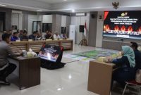 Rakor Linsek Pengamanan Liga 4 Jawa Tengah, di Aula Wicaksana Laghawa Mapolres Demak, Selasa (27/1/2026).