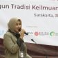 Wakil Wali Kota Surakarta, Astrid Widayani, hadir di acara Akademi Riset dan Stadium Generale di Gedung Auditorium Djazman Universitas Muhammadiyah Surakarta (UMS), Sabtu (31/1/2026). 
