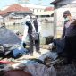 ggota Polres Demak sedang mengidentifikasi lokasi peristiwa kebakaran di Desa Babalan, Kecamatan Wedung, Kabupaten Demak, Sabtu (31/1/2026).