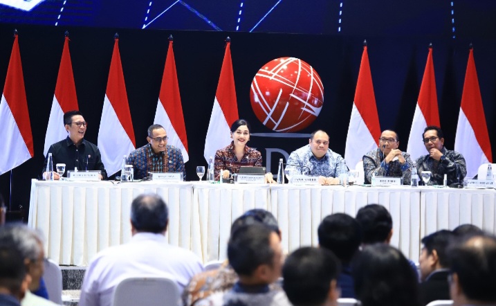 Dialog Pasar Modal di Main Hall Bursa Efek Indonesia, Jakarta, Minggu (1/2/2026).