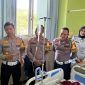 Satlantas Polres Demak Sambangi Korban Laka di RSUD Sunan Kalijaga, Kamis (6/2).