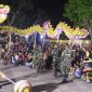 TNI Meriahkan Perayaan Malam  Tahun Baru Imlek di Lasem Dengan Atraksi Barongsai dan Leang Leong.
