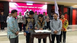 Pelantikan Pengurus Himpunan Pengusaha Muda Indonesia Perguruan Tinggi (HIPMI PT) Universitas Sains Al-Qur’an (UNSIQ) Jawa Tengah masa bakti 2026–2027,  di Ruang Mangunkusuma Setda Wonosobo, Rabu (18/2/2026).
