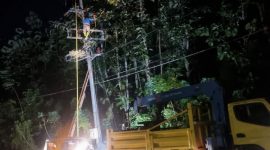 PLN Unit Induk Distribusi Jawa Tengah & D.I. Yogyakarta bergerak cepat menangani gangguan listrik akibat hujan deras dan angin kencang yang melanda sejumlah wilayah Jawa Tengah, Rabu (4/3/2026). 
