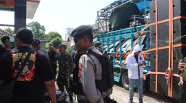 Kepolisian Resor Demak mengamankan dua unit sound horeg beserta truk pengangkutnya yang rencananya digunakan pada malam takbir di Desa Ngaluran, Kecamatan Karanganyar, Kamis (19/3/2026).