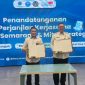 Kepala BNNP Jawa Tengah, Toton Rasyid dan Kepala BBPVP Semarang, Fikri Kurniakiki melakukan penandatanganan Perjanjian Kerja Sama (PKS) di Ruang Fashion Show Stage BBPVP Semarang, Senin (13/4).
