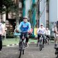 Setiap hari Jumat karyawan PLN UID Jateng berangkat ke kantor menggunakan sepeda. 