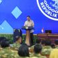 Menteri Pertahanan, Sjafrie Sjamsoeddin memberikan ceramah  dalam rangkaian Kursus Pemantapan Pimpinan Daerah (KPPD) bagi Ketua DPRD seluruh Indonesia di Akademi Militer Magelang, Sabtu (18/4).
