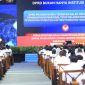 Gubernur Lemhannas RI, Dr. H. TB. Ace Hasan Syadzily, memberikan sambutan penutupan Kursus Pemantapan Pimpinan Daerah (KPPD) Ketua DPRD Seluruh Indonesia di Akmil Magelang, Minggu (19/4).
