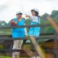 Indri (kanan) beserta tim Srikandi Movement dalam kegiatan Homestead Farming pencegahan stunting di Bantul (5/12/2024).
