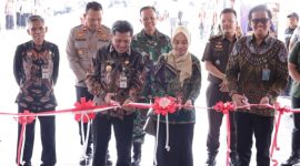 Bupati Wonosobo, Afif Nurhidayat, 
membuka Wonosobo Expo UMKM 2026, di Gedung Sasana Adipura, Kamis (23/4/2026).