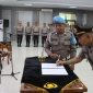 Iptu Akhmad Nurkholis (kanan) yang sebelumnya menjabat sebagai Kepala Sentral Pelayanan Kepolisian Terpadu (KA SPKT) Polres Demak, resmi dilantik sebagai Kapolsek Mijen.